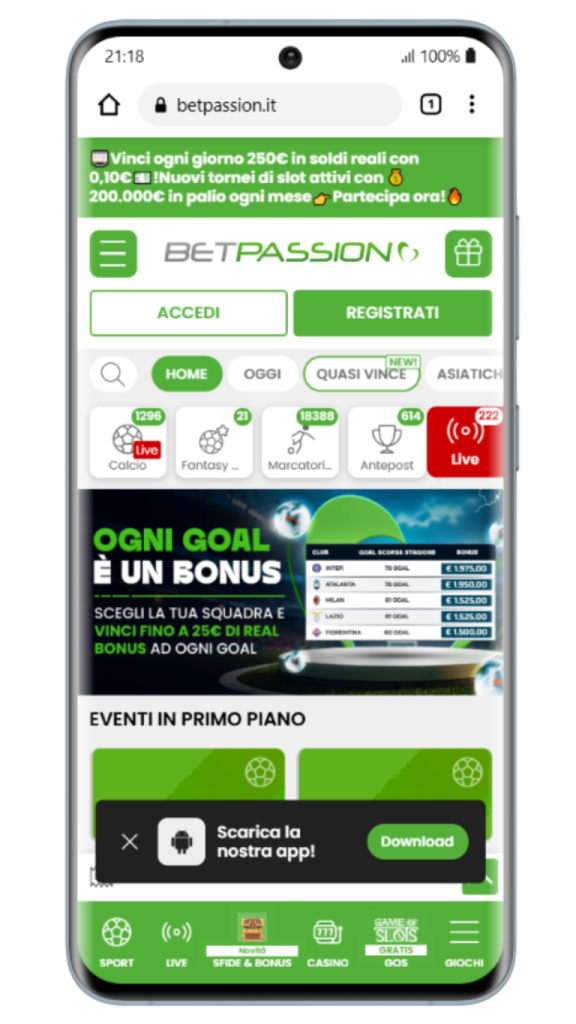 Registrazione e accesso al casinò puntoscommesse